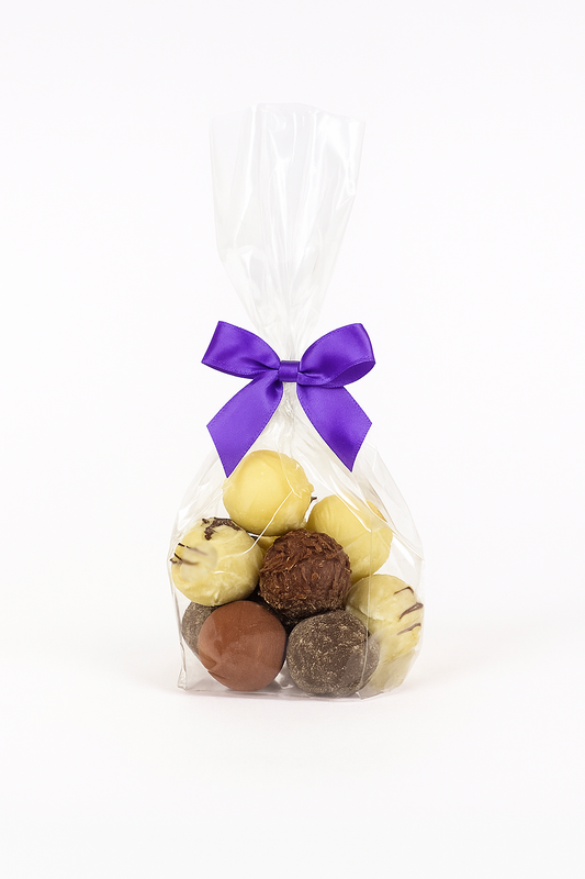 Pralinen Beutel gemischt mit Alkohol